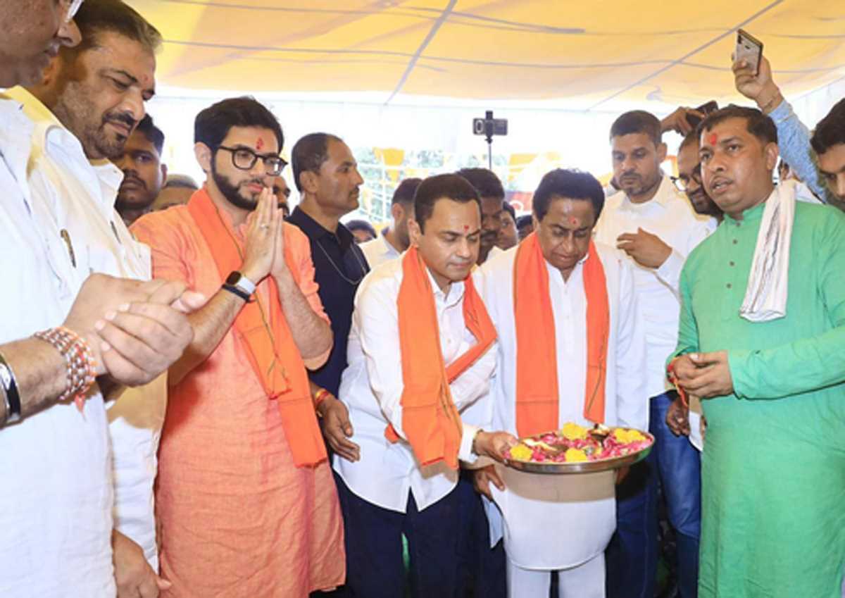 कमलनाथ से आदित्य ठाकरे ने पूछी शपथ ग्रहण की तारीख